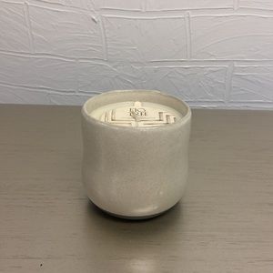 Anthropologie Candle, Neutral Color Ceramic Candle, Fig Tree, Soy Candle